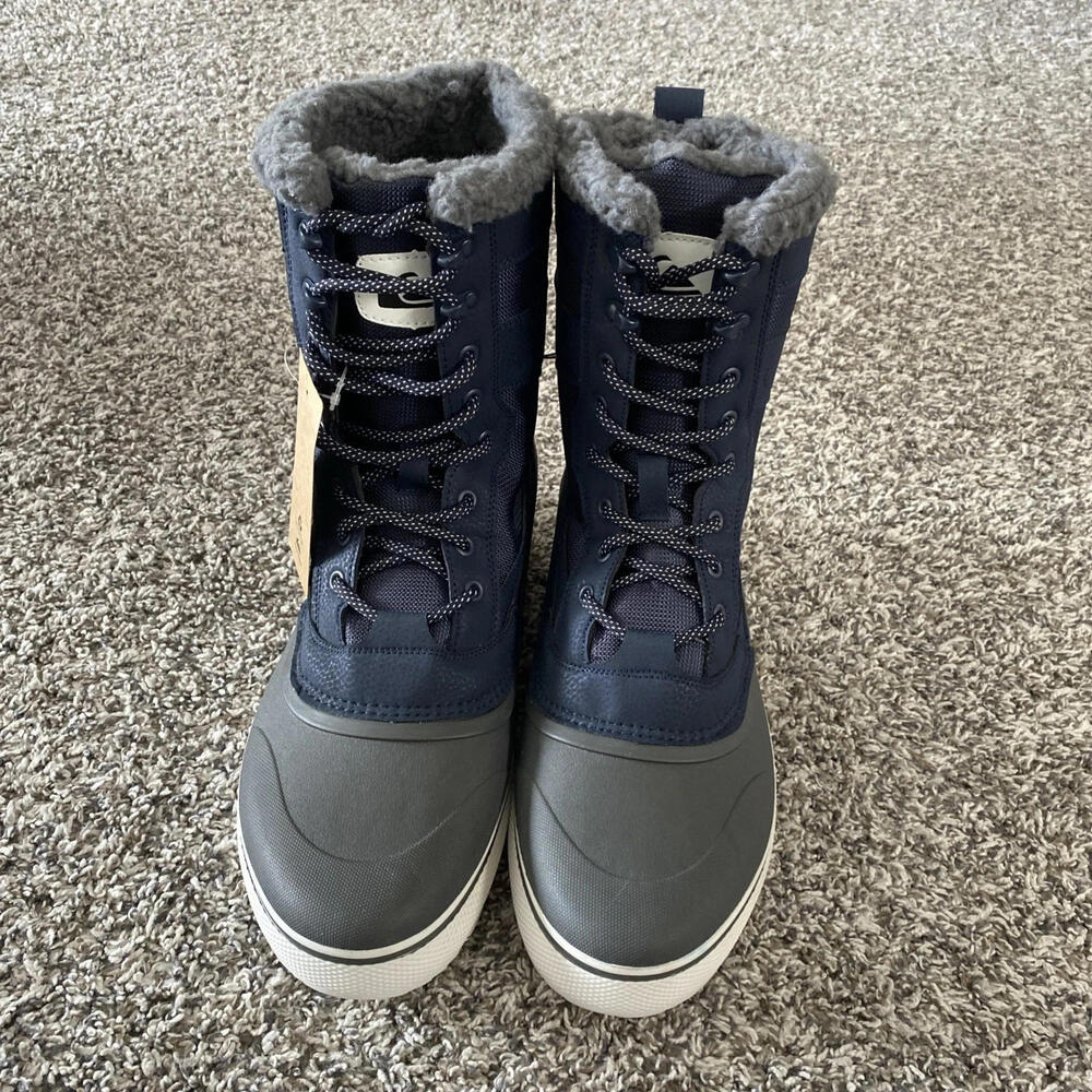 NEW Quicksilver Sub Zero Hi 200g Winter Lined Snow Boots Men’s 12 NWT Blue Gray